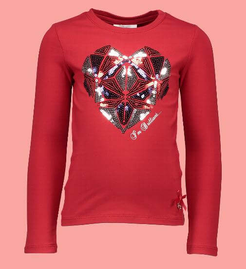 Bild Le Chic Shirt Big Heart red #5417